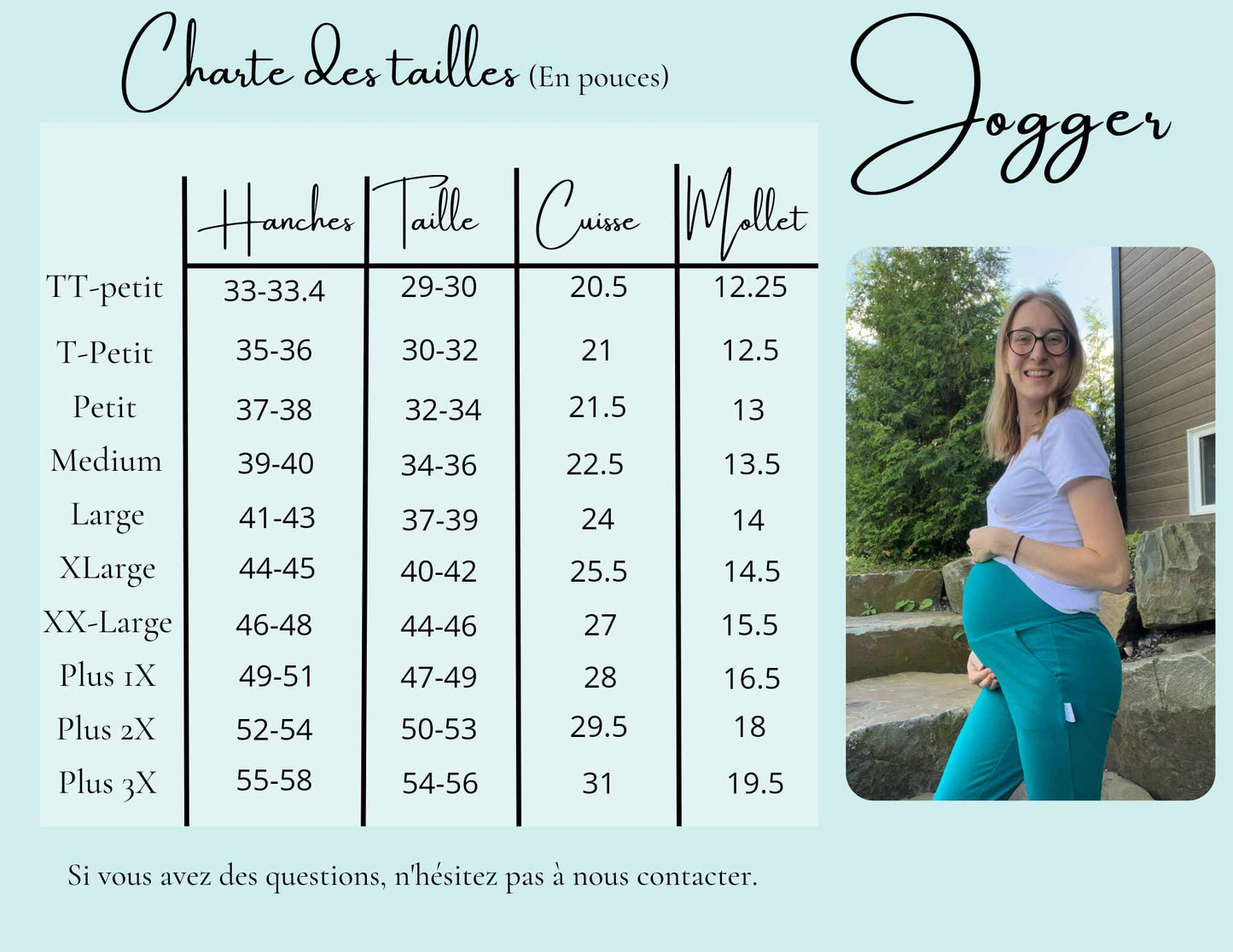 Le Jogger, Confection sur mesure