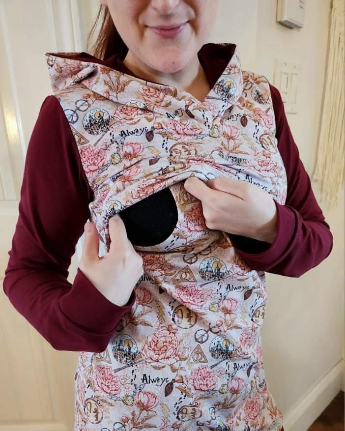 Hoodie d'allaitement, Confection sur mesure