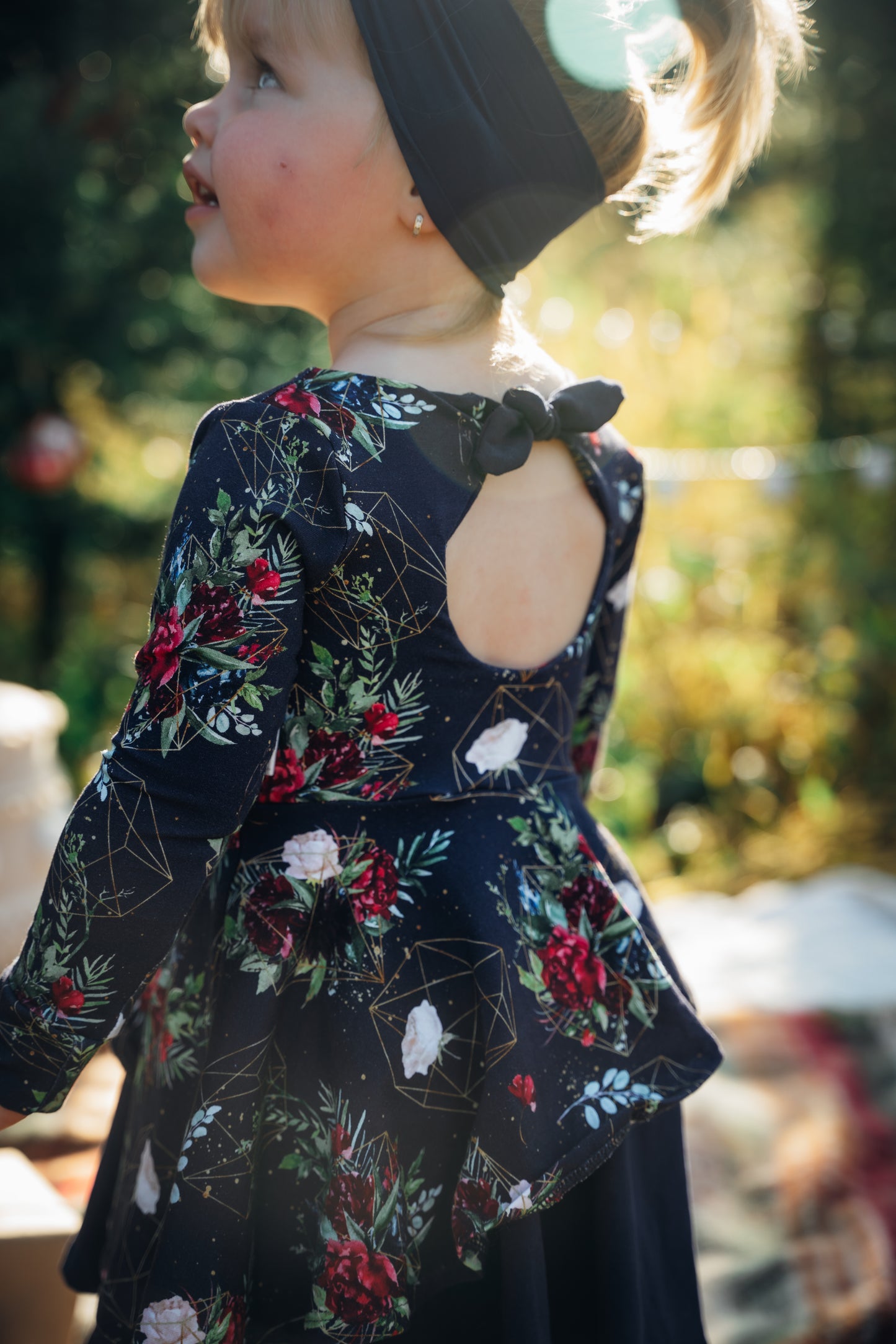 Robe beauté festive #3 motif et marine Noël