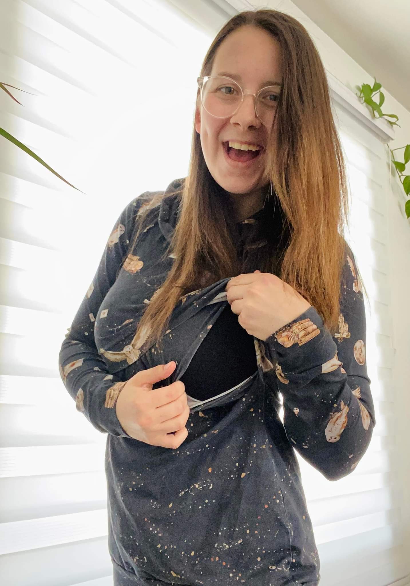 Hoodie d'allaitement, Confection sur mesure