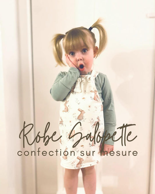 Robe salopette—— confection sur mesure