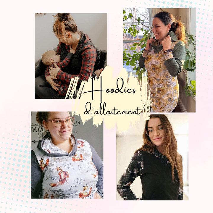 Hoodie d'allaitement, Confection sur mesure