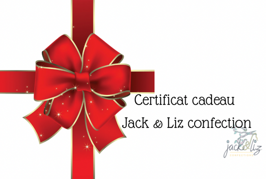 Carte-cadeau Jack & Liz confection